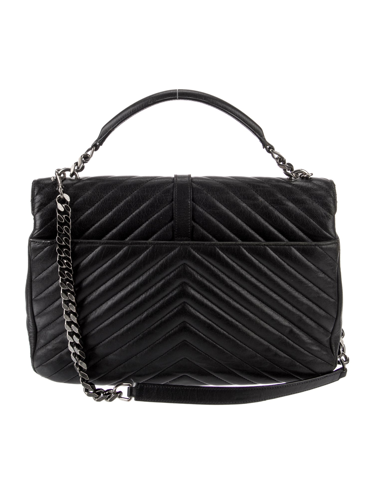 Saint Laurent Chevron College Large